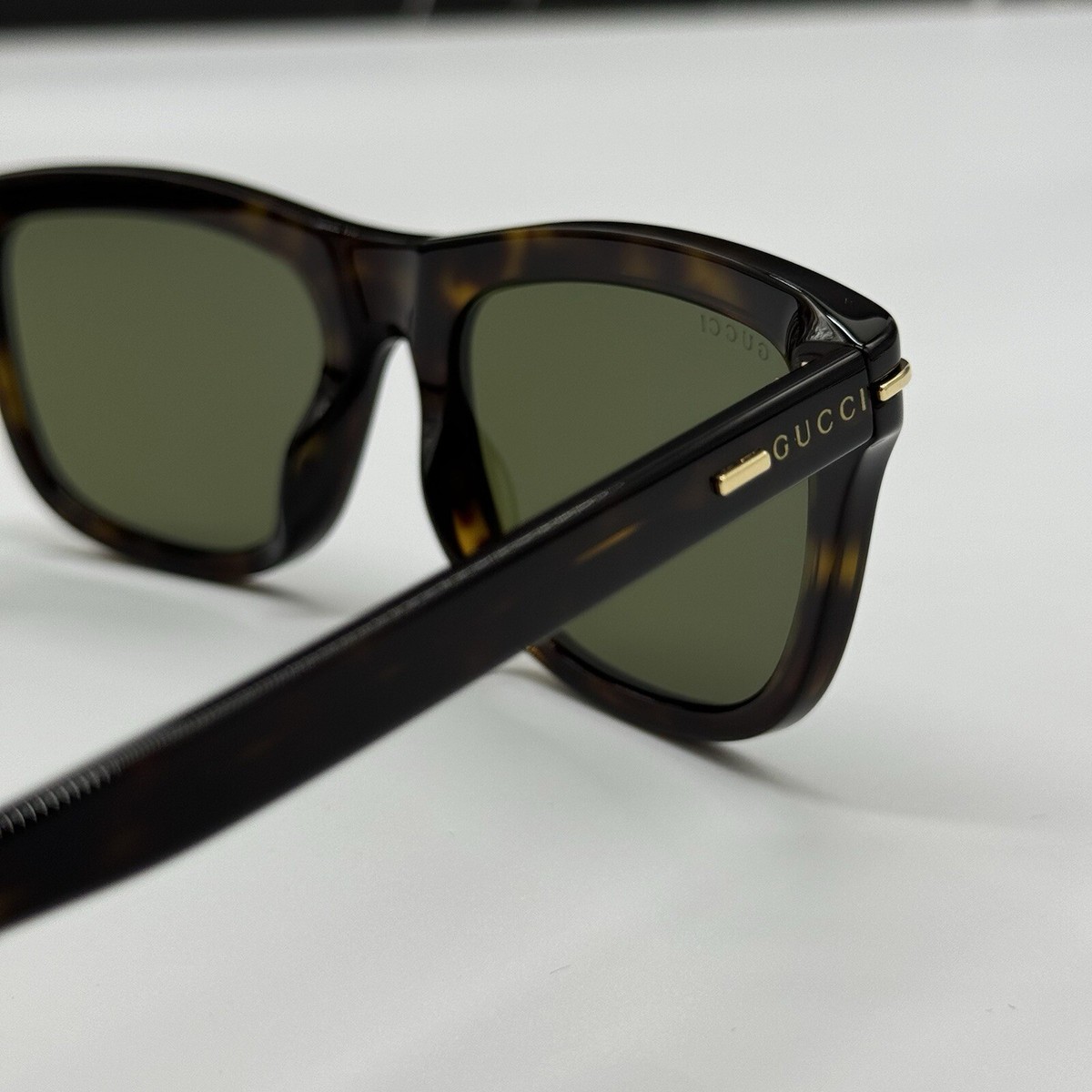 NEW GG1444S 002 GUCCI HAVANA GREEN SQUARE UNISEX GUCCI 