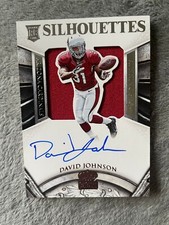 David Johnson #209 - 2015 Panini Crown Royale - Silhouettes Rookie Jer Auto /299