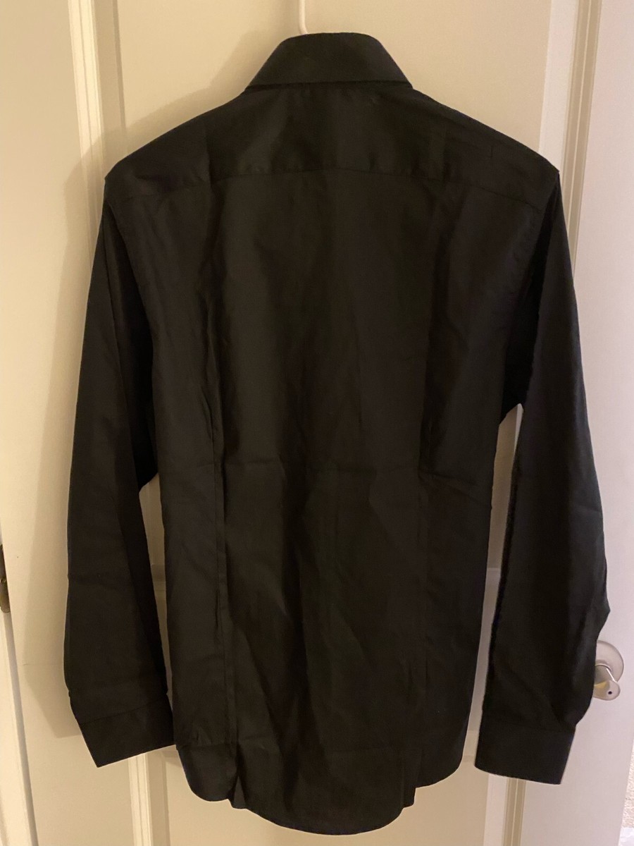 Cavalli Class Men's Slim Fit Logo Dress Shirt Button Up Black Sizes 15 15.5 16 | eBay Cavalli Class Men's Slim Fit Logo Dress Shirt Button Up Black Sizes 15 15.5 16 | eBay