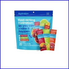 30 Stick Packs Electrolyte Drink Mix - Effortless Hydration Boost On-the-Go
