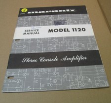 Marantz 1120 Manuale di servizio di fabbrica (originale, cartaceo)