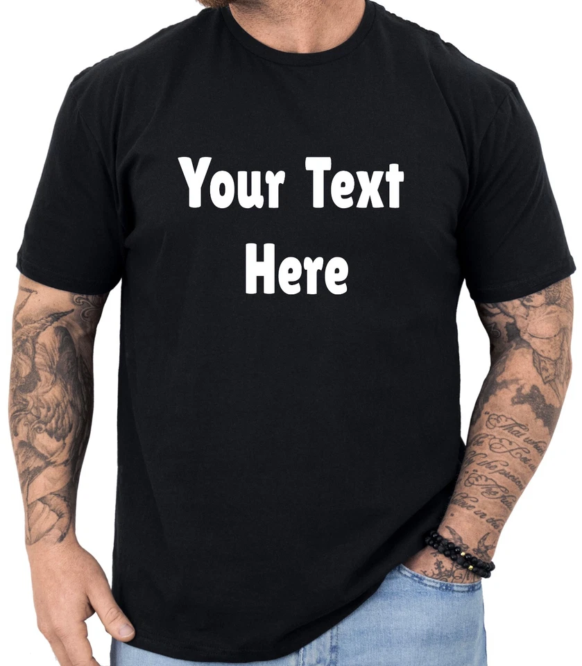 Personalized T-shirt Custom Made Shirt Add Your Text Here Customized T Shirts - Image 1 of 4
