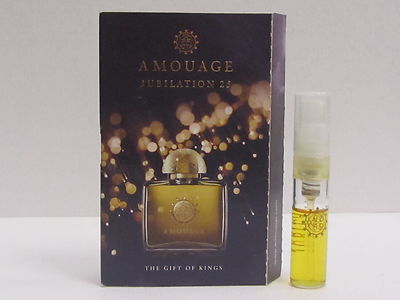 Amouage Jubilation 25 For Women Sample Vial 0.05 oz Eau de Parfum Spray New
