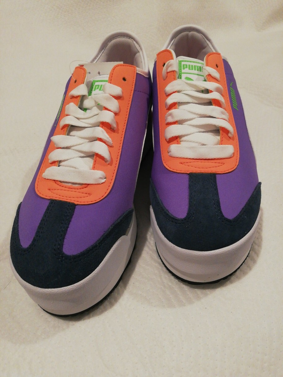 Puma Shoes Puma Bluebird Trainers Puma Shoes Pinkblue Suede