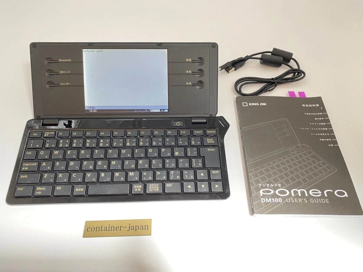 King Jim Pomera DM100 Digital Memo Tool 5.7inch Display Bluetooth Japan Used
