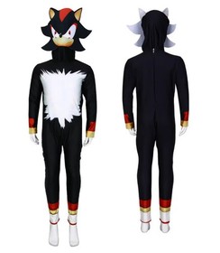 Sonic the Hedgehog Customes Full Set Jumpsuit Bodysuit Halloween Neutral Cosplay