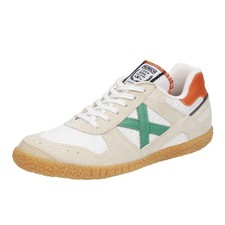 Munich Goal - Sneakers Basse In Suede Bianco - Uomo Scarpe Sneakers Casual
