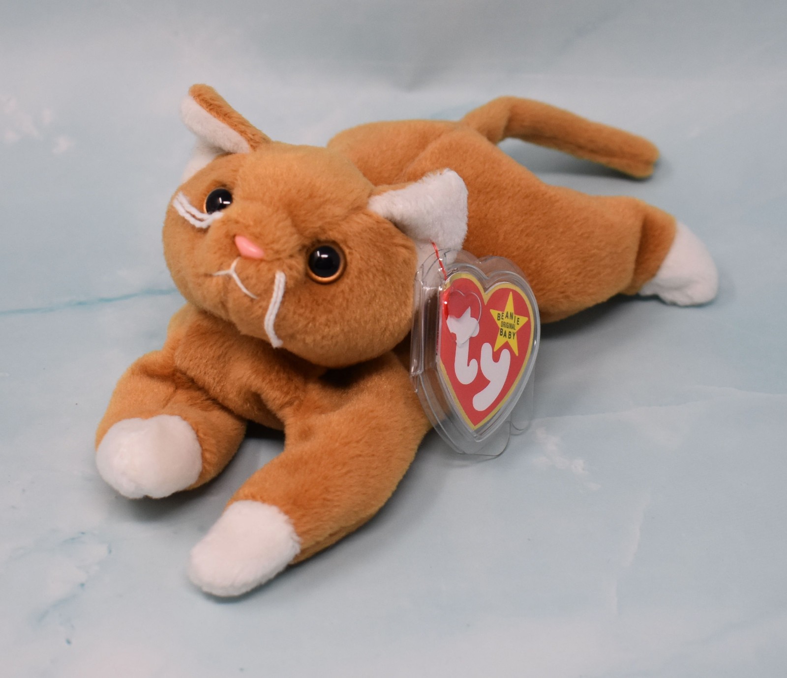 Nip (white paws), 1996, #4003, Ty Beanie Baby