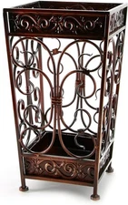Super Quality Umbrella Stand Holder Antique Look Metal Entry Hallway Decor