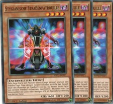 yugioh 3x Stygianische Straßenpatrouille SDPD-DE021 COMMON 1AUFLAGE DEUTSCH