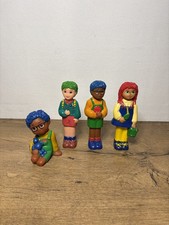 4x Ragdoll Productions Tots Tv - Tilly Tom Tiny Complete Set Rubber Figure Toys