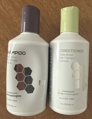Shapiro MD DHT BLOCKING Shampoo & Conditioner 9.5Oz ,Triple Action, New