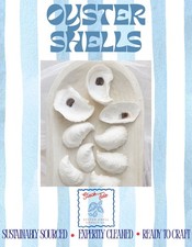 50 oyster shells A mixed box of 50 Natural Oyster Shells