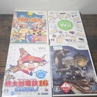 Lot of 4: Nintendo Wii Monster Hunter 3 Momotaro, Wii first steps Japanese