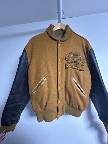 Stadium jacket leather vintage stadium jacket stadium jacket leather jacket