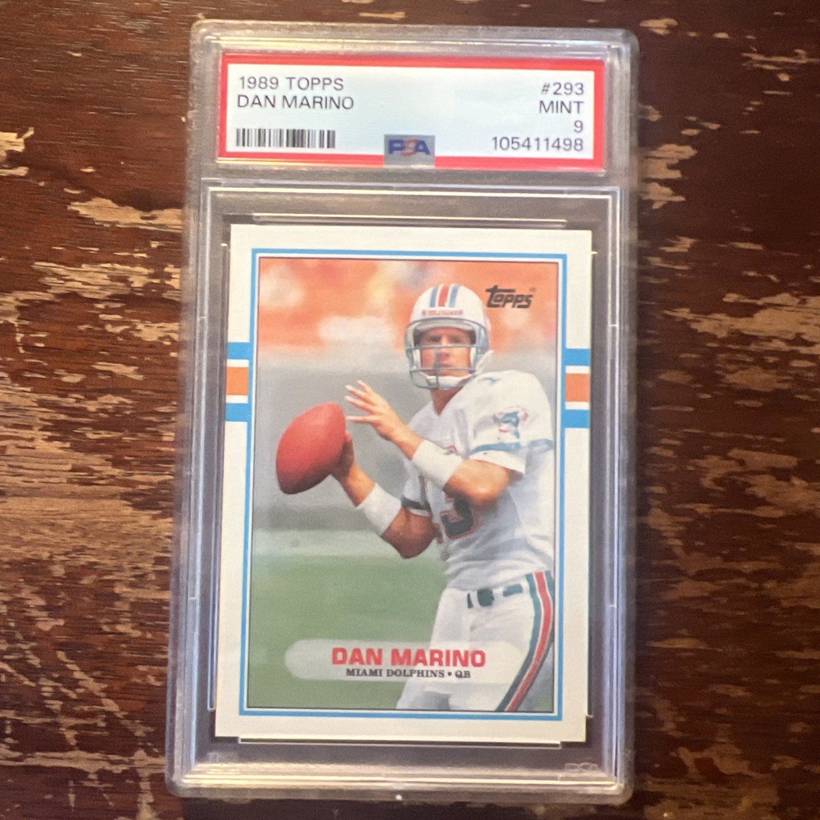 1989 Topps Dan Marino #293 - PSA 9 Mint