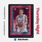 2025 Topps Chrome Basketball Geometric Red Refractor Kon Knueppel #254