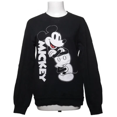 Disney, sweat-shirt, taille : S, noir/blanc, coton/polyester, imprimé #EoO - Photo 1/4