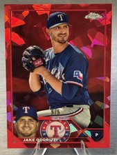 🔥⚾️JAKE ODORIZZI 2023 Topps Chrome Update Red Sapphire SSP /5 #BOOKEND!!!⚾️🔥