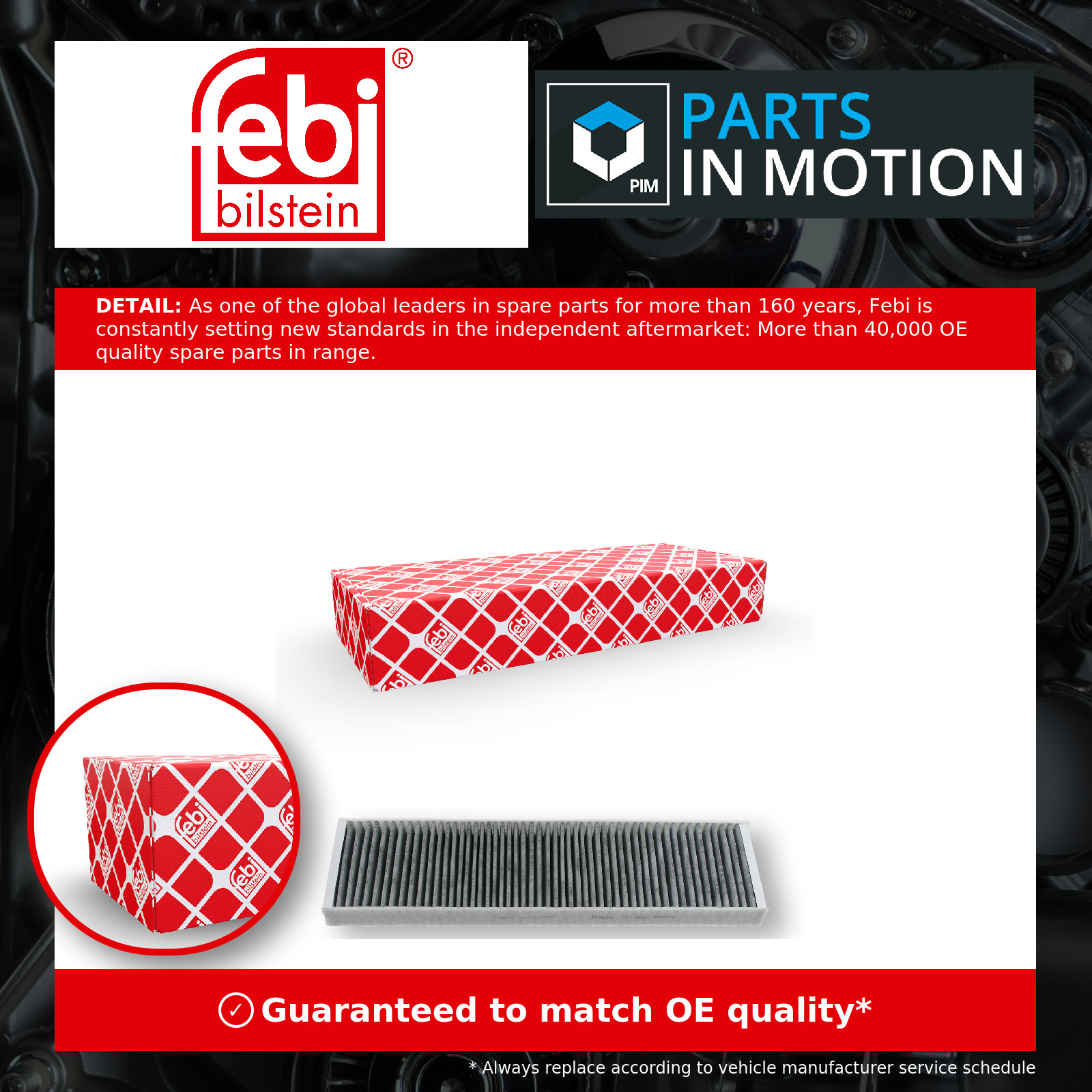 FILTER CABIN AIR 28379 FOR MINI COUNTRYMAN/COOPER PACEMAN/HATCH/PEQUENO 1.4L - Image 7