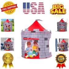 Kids Play Tent Knight Castle - Portable Pop Up Tent - Foldable into Carrying ...
