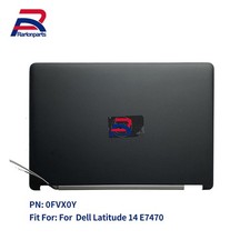 New For Dell Latitude 14 E7470 Black LCD Back Cover w/Antenna Rear Lid 0FVX0Y