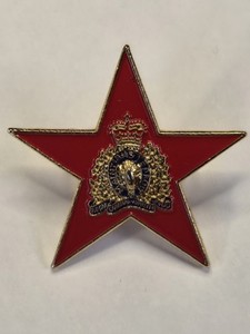 Vintage RCMP GRC Star Coat of Arms Pin
