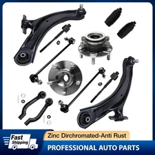 Front Lower Control Arms Wheel Bearing Hub Kit for 2008-2013 Nissan Rogue 2.5L
