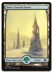 Snow-Covered Forest 254/254 Modern Horizons Full Art
