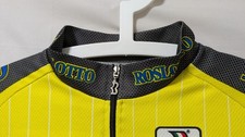 Maillot Cycliste Biemme Bigmat – Rouge, Jaune, Bleu – Taille L – Manches Courtes, Vintage, état Très Bon