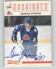 2012-13 Panini Classics Signatures #28 Marian Stastny Autographs