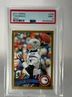 2011 Topps Football #204 Tom Brady Gold Record Breaker /2011 PSA 9