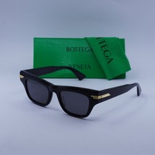 New Bottega Veneta BV1122S 001 Black/Grey 51-19-145 Sunglasses