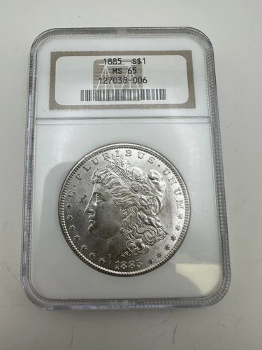 1885-P Morgan Silver Dollar Coin NGC MS65 $1 -A44