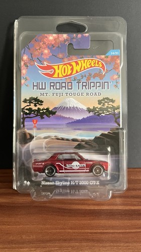 2014 Hot Wheels NISSAN SKYLINE H/T 2000 GT-X HW Road Trippin Mt Fuji Touge Road