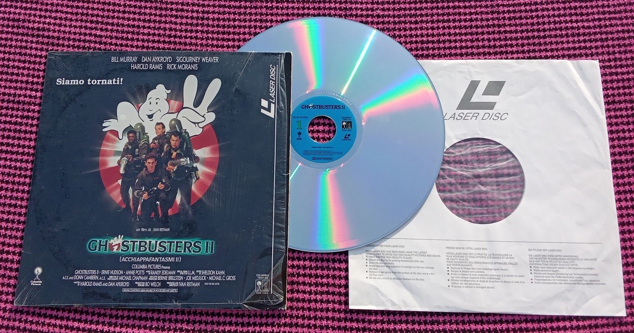 GHOSTBUSTERS II Laser Disc Originale 1^Stampa 1992 edizione Italiana Shrink RARO