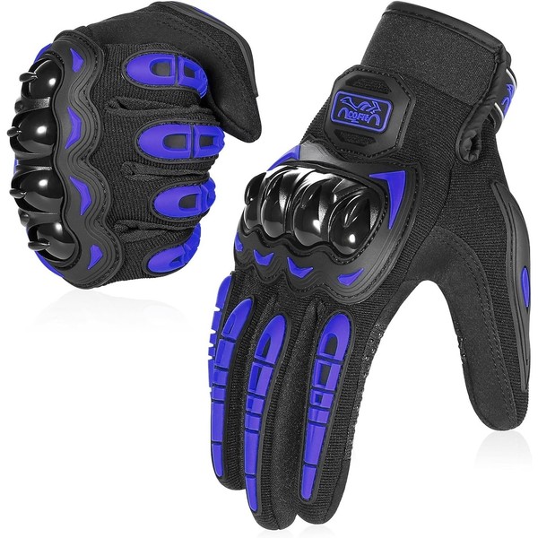 Motorradhandschuhe GrößE XL Blau Cofit Touchscreen KnöChelschutz-image