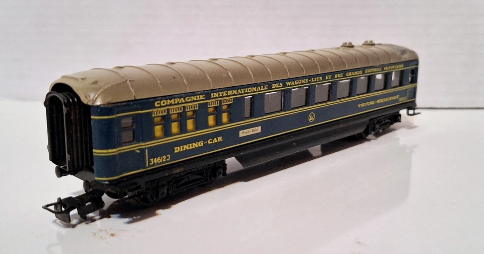 VTG 1956 Marklin HO Passenger Dining Car Orient Express Compagnie International  - Image 2 of 4