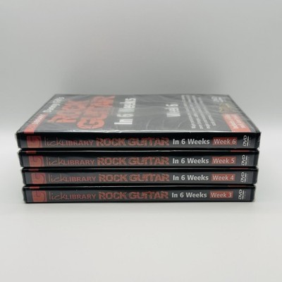 Danny Gill Rock Guitar In 6 Weeks DVD Lot Weeks 3, 4, 5, 6 New Factory Sealed