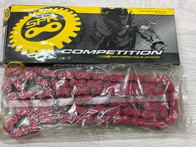 SFR Kette Motocross Enduro MX 520 O-Ring Oring 118 Glieder Rot RED Clipschloss