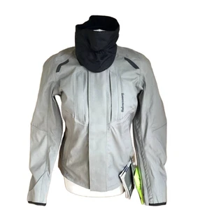Halvarssons Jolen Ladies Laminated Motorcycle Motorbike Jacket Silver Uk 10