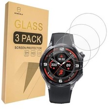 Screen Protector Compatible with Oneplus Watch 3 Tempered Glass  3-PACK 