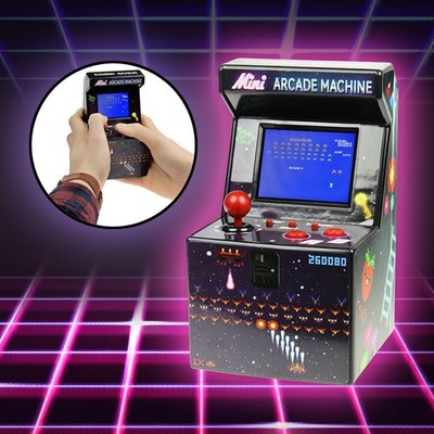 Monsterzeug Retro Mini Spielautomat mit 300 kultigen 16-Bit Games