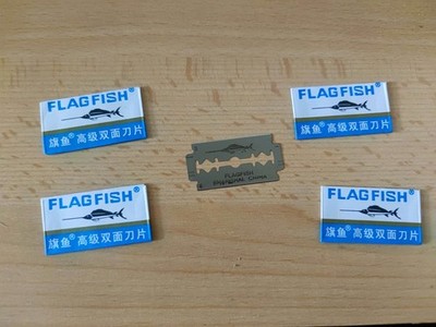 5 Flagfish Shanghai China Rasierklingen Double Edge für RASIERHOBEL Nassrasur