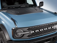 Ford Bronco 2021-2024 Air Design Satin Black Hood Scoop Truck Bonnet Vent Trim Ford Bronco 2021-2024 Air Design Satin Black Hood Scoop Truck Bonnet Vent Trim