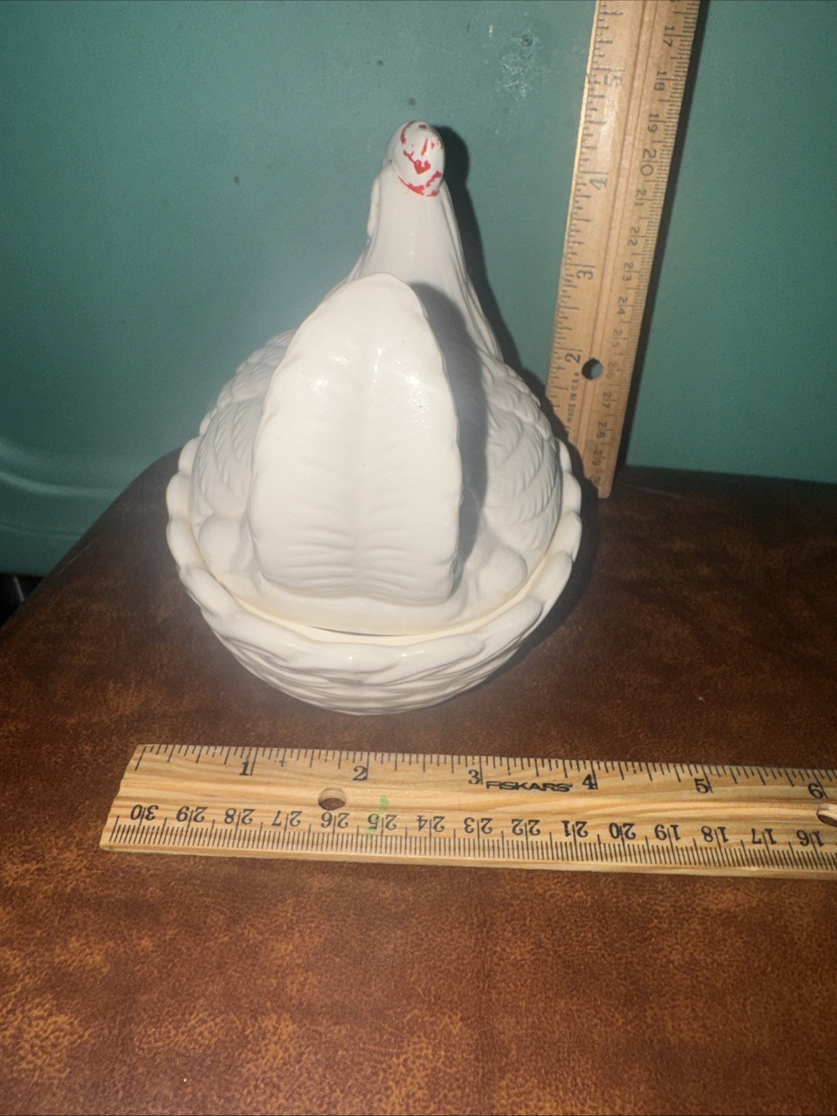 Ceramic Hen A Nest Covered Dish 5.25 Inches Made In Japan