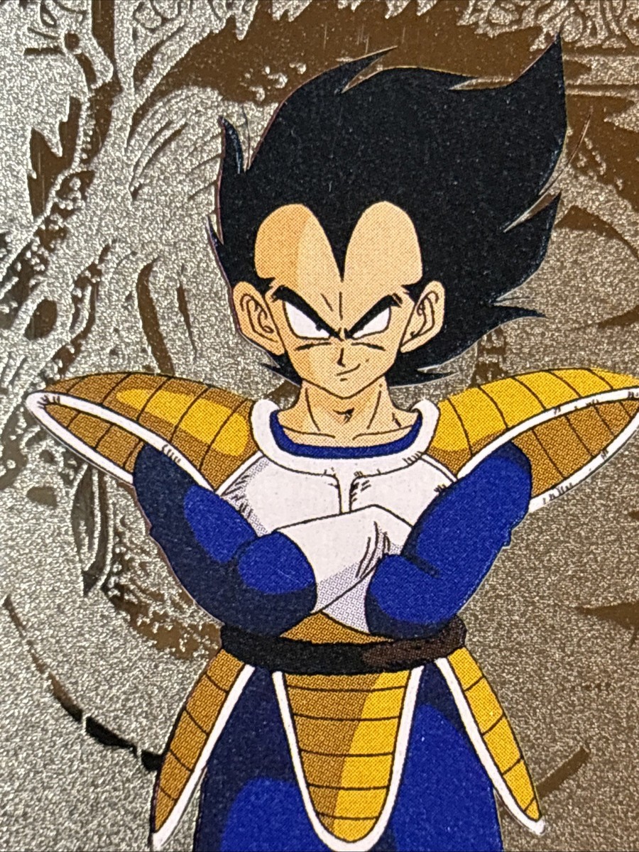 1998 Dragon Ball Z Vegeta Gold Foil Card #G2 Artbox FUNimation JPP