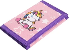 RFID Kids Wallets for Girls, Little Girls Wallet for Kids, Rainbow Glitter 01