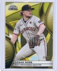 2026 Topps Chrome Black Logan Webb Gold Refractor (Raw)