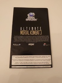 Ultimate Mortal Kombat 3 Sega Saturn Boxed With Manual